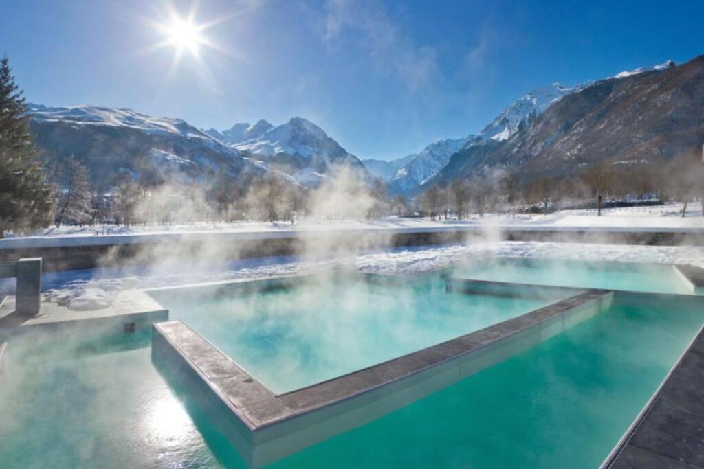 Charmant Logement De Plein Pied Avec Piscine 2* Loudenvielle Bagian luar foto
